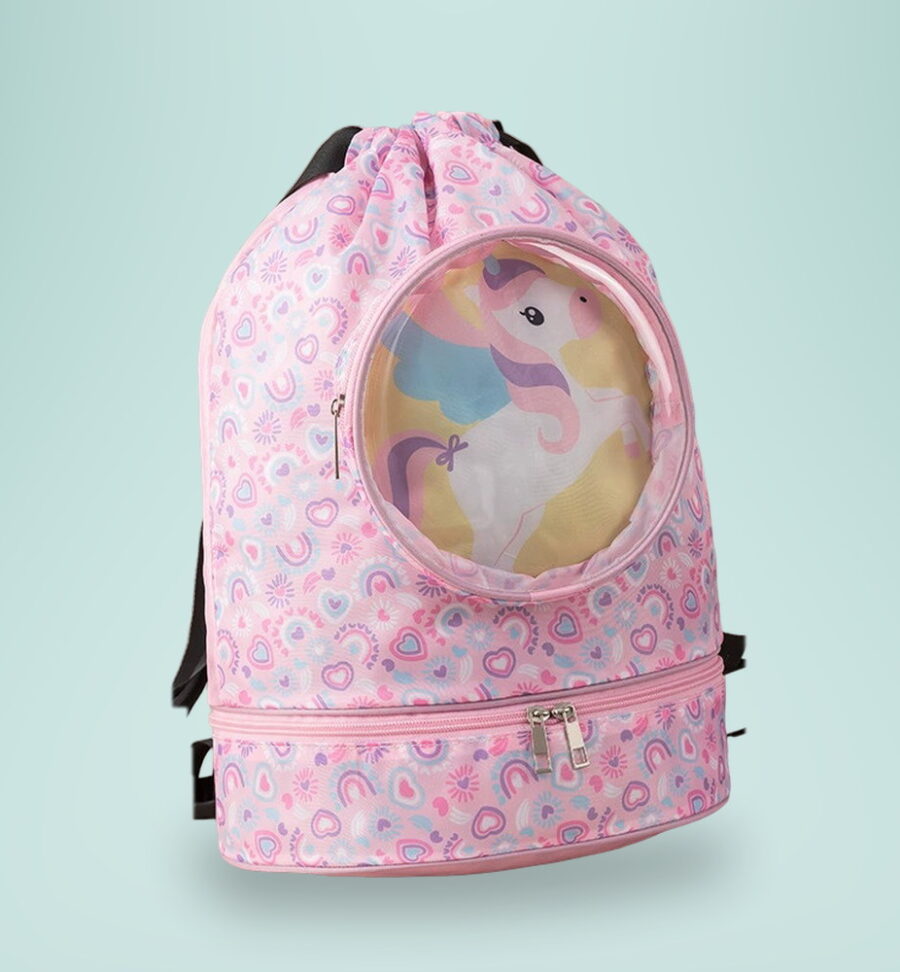Unicorn Swim Backpack – Waterproof Drawstring Swim Pack